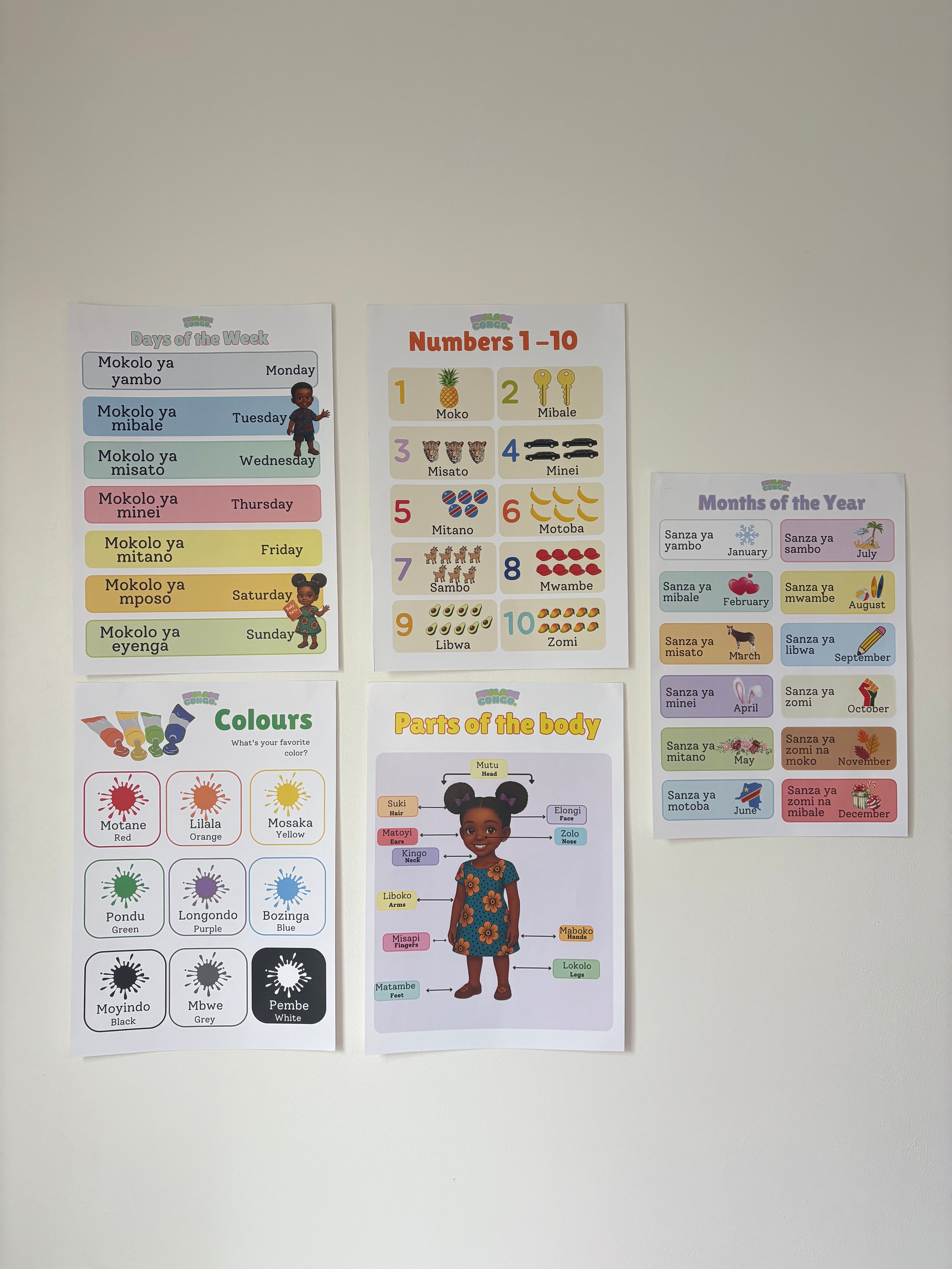 Learn Lingala Posters