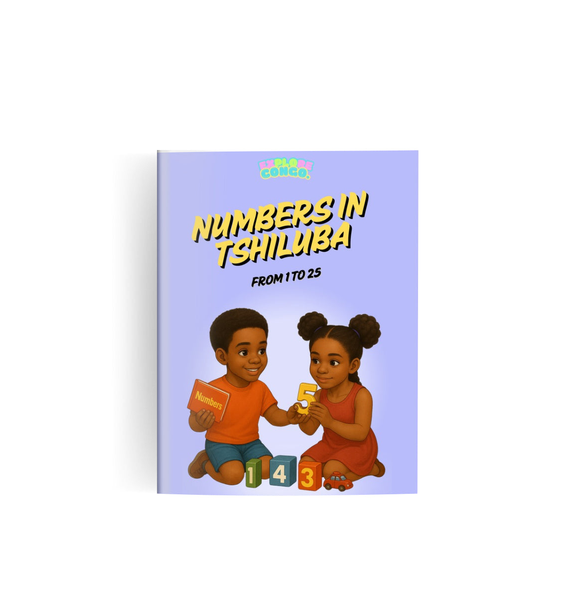Numbers In Tshiluba Colouring Book