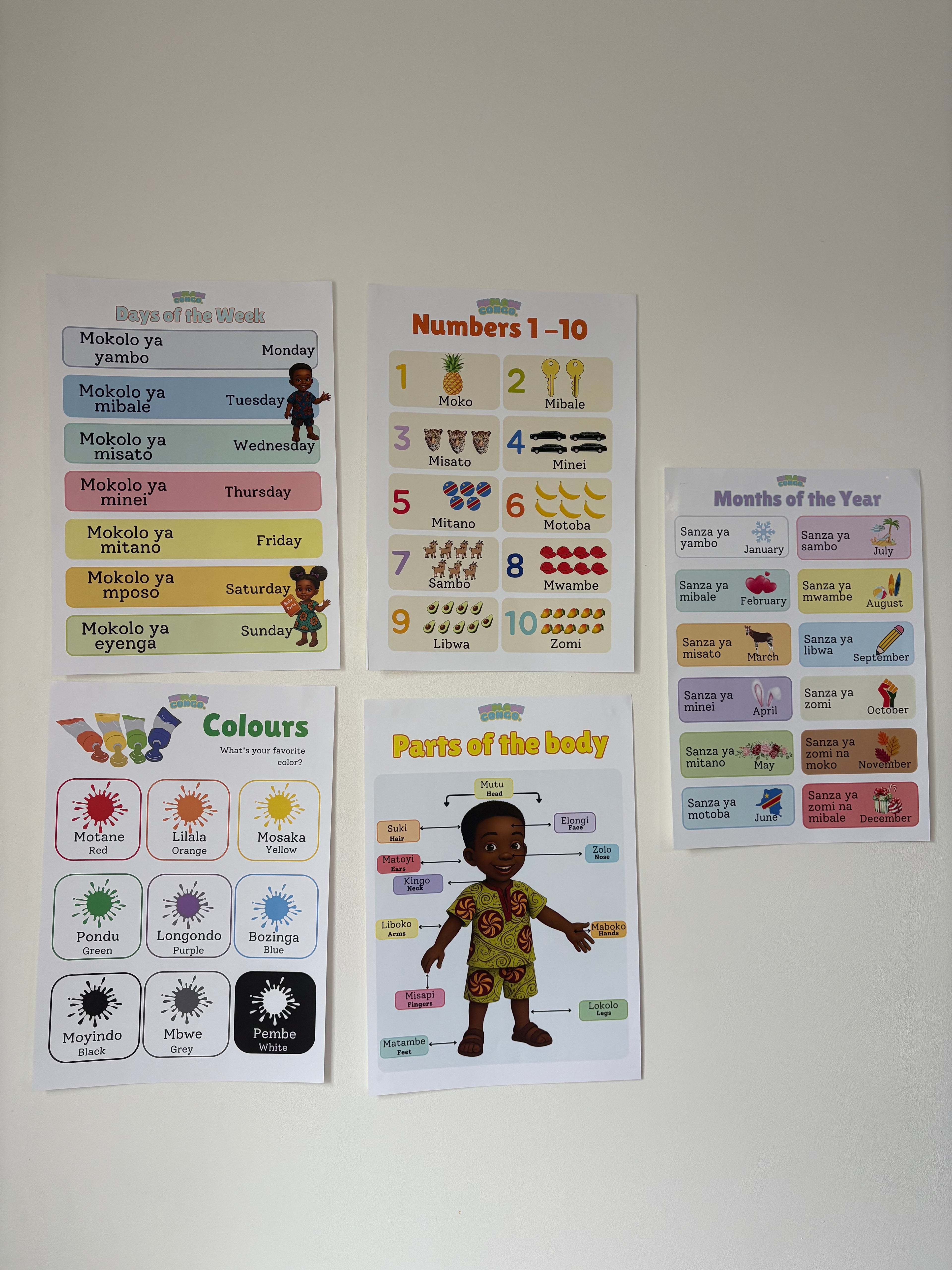 Learn Lingala Posters