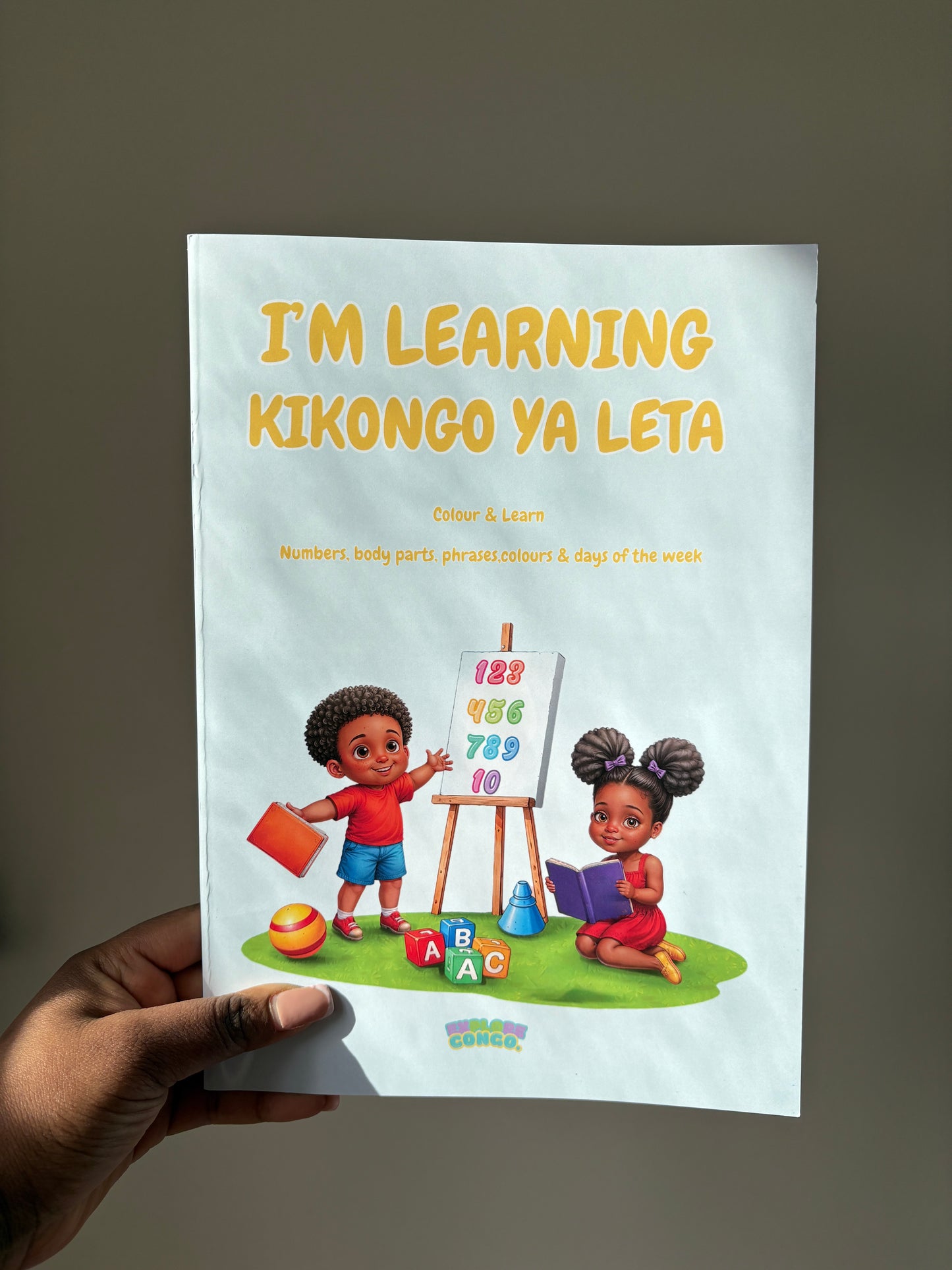 I’m Learning Kikongo Ya Leta Colouring Book