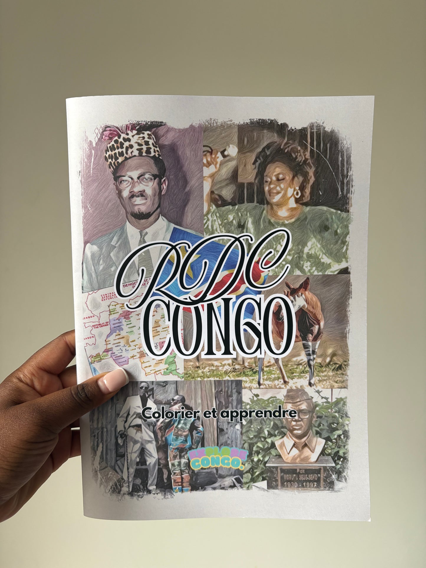 RDC Congo Livre De Cloriage