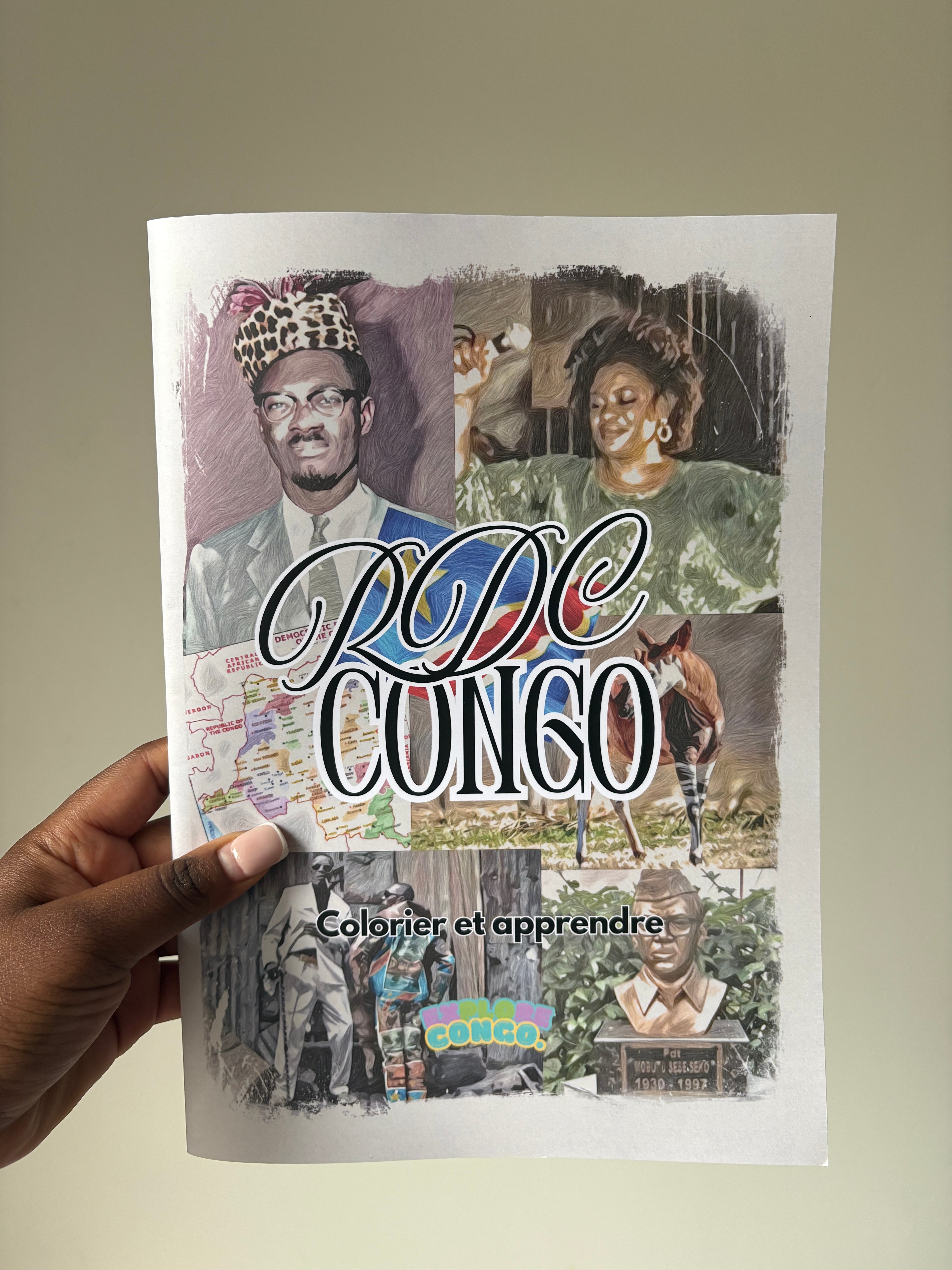 RDC Congo  Livre De Cloriage
