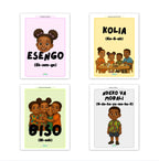 Cartes flash en Lingala
