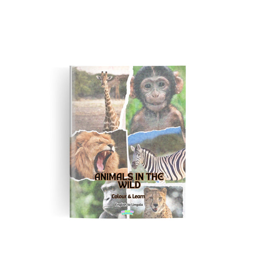 Animals in the wild  Colouring Book