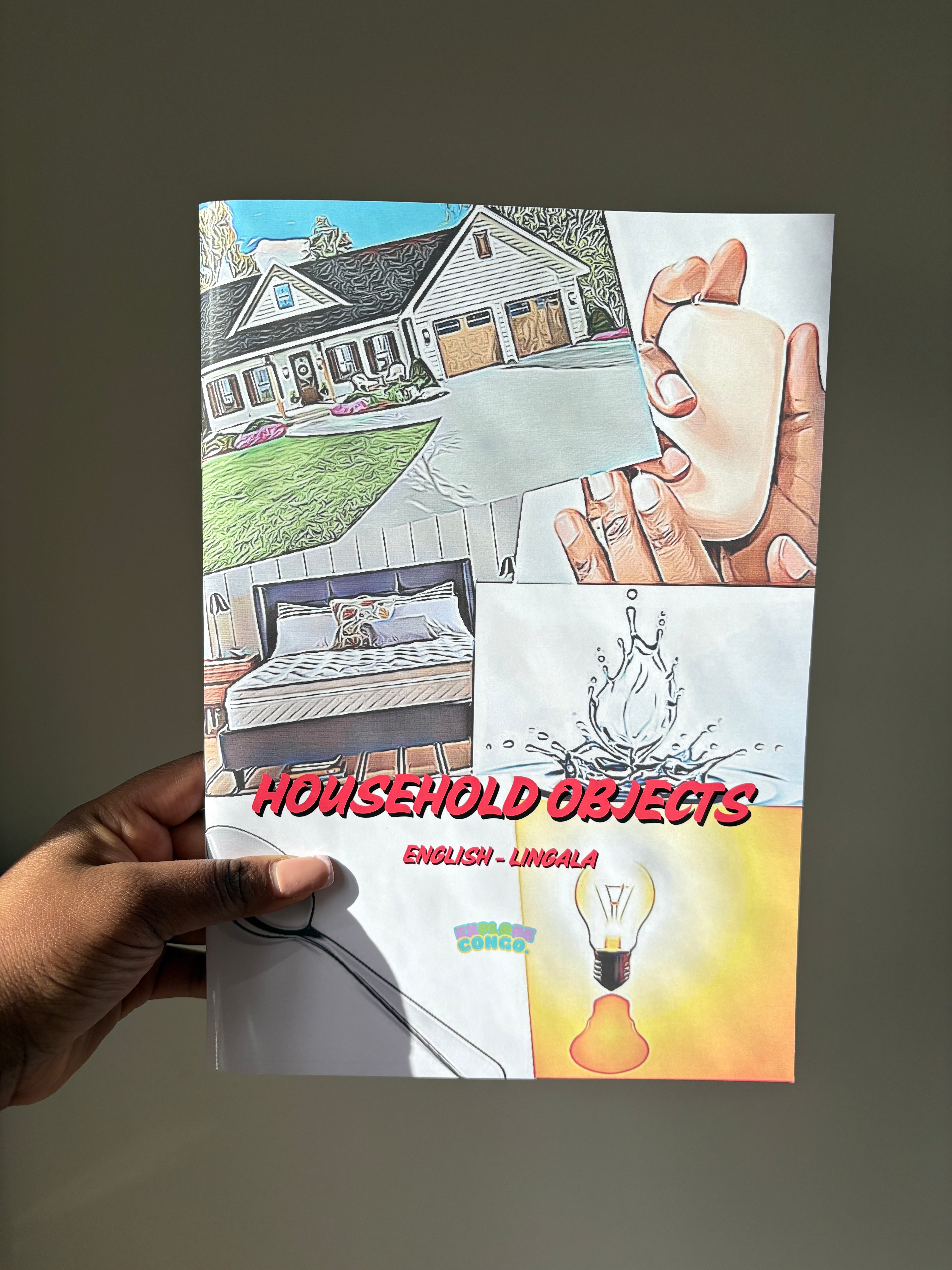 Household Objects Colouring Book