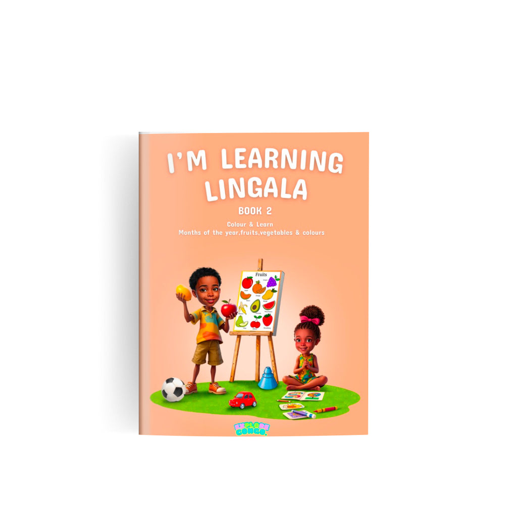 I’m Learning Lingala: Book 2 Colouring Book
