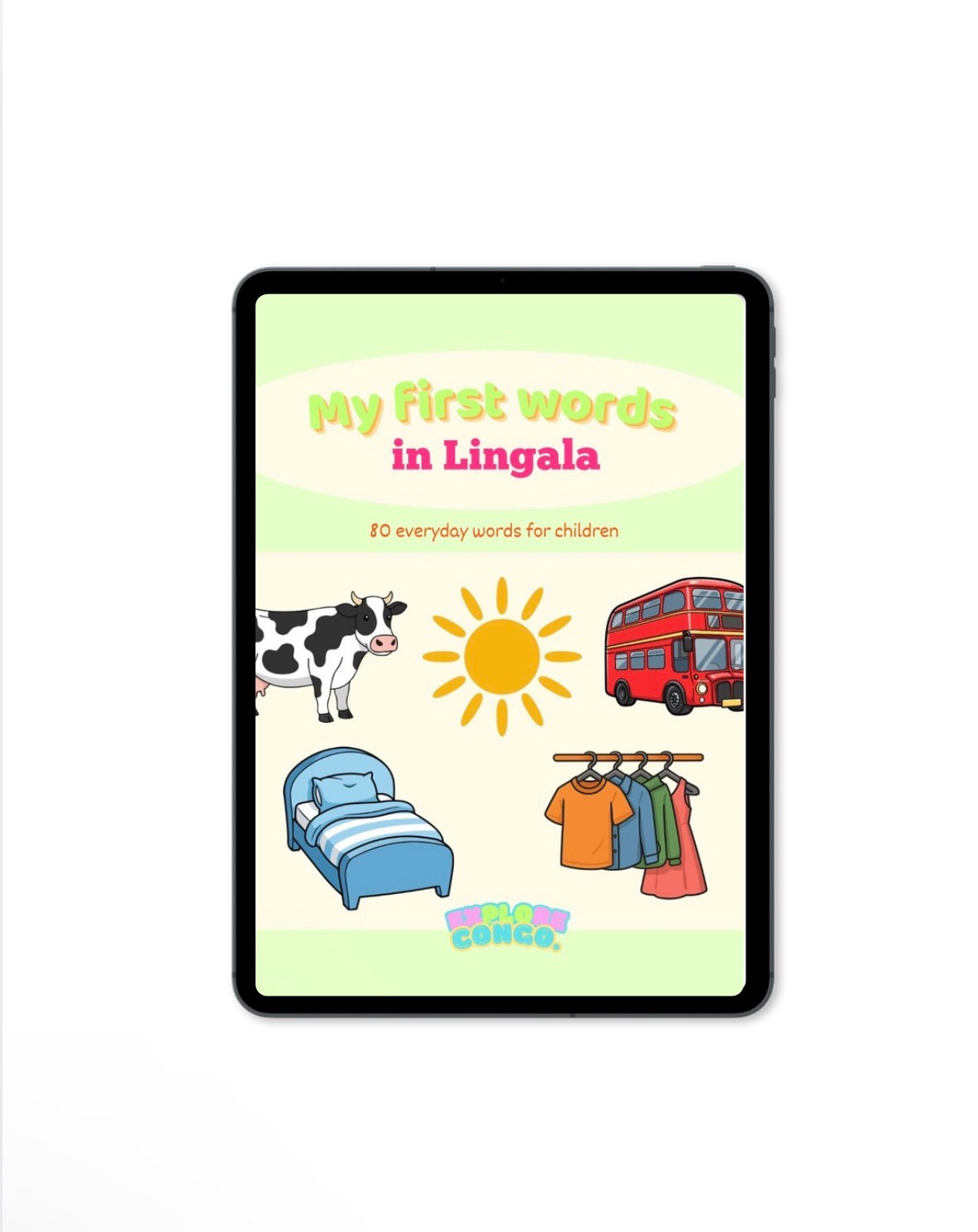 My first words in Lingala E-book