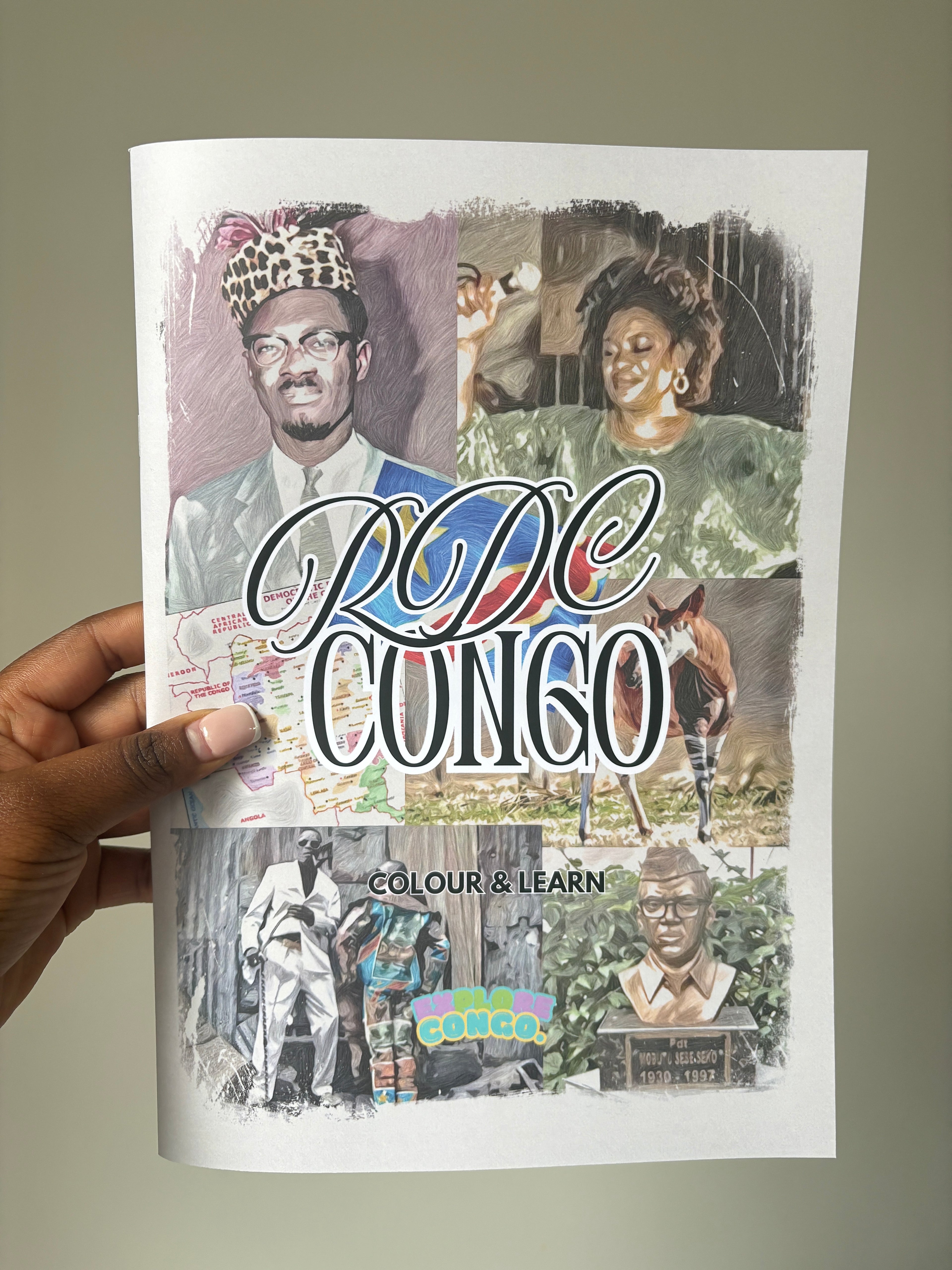 RDC Congo  Colouring Book