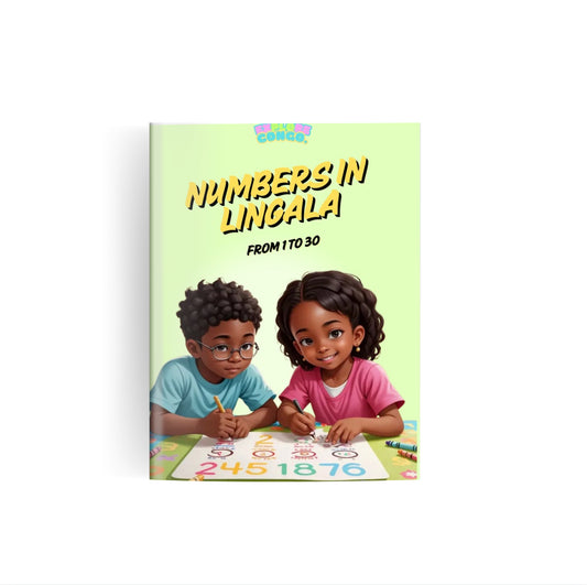 Numbers In Lingala Colouring Book