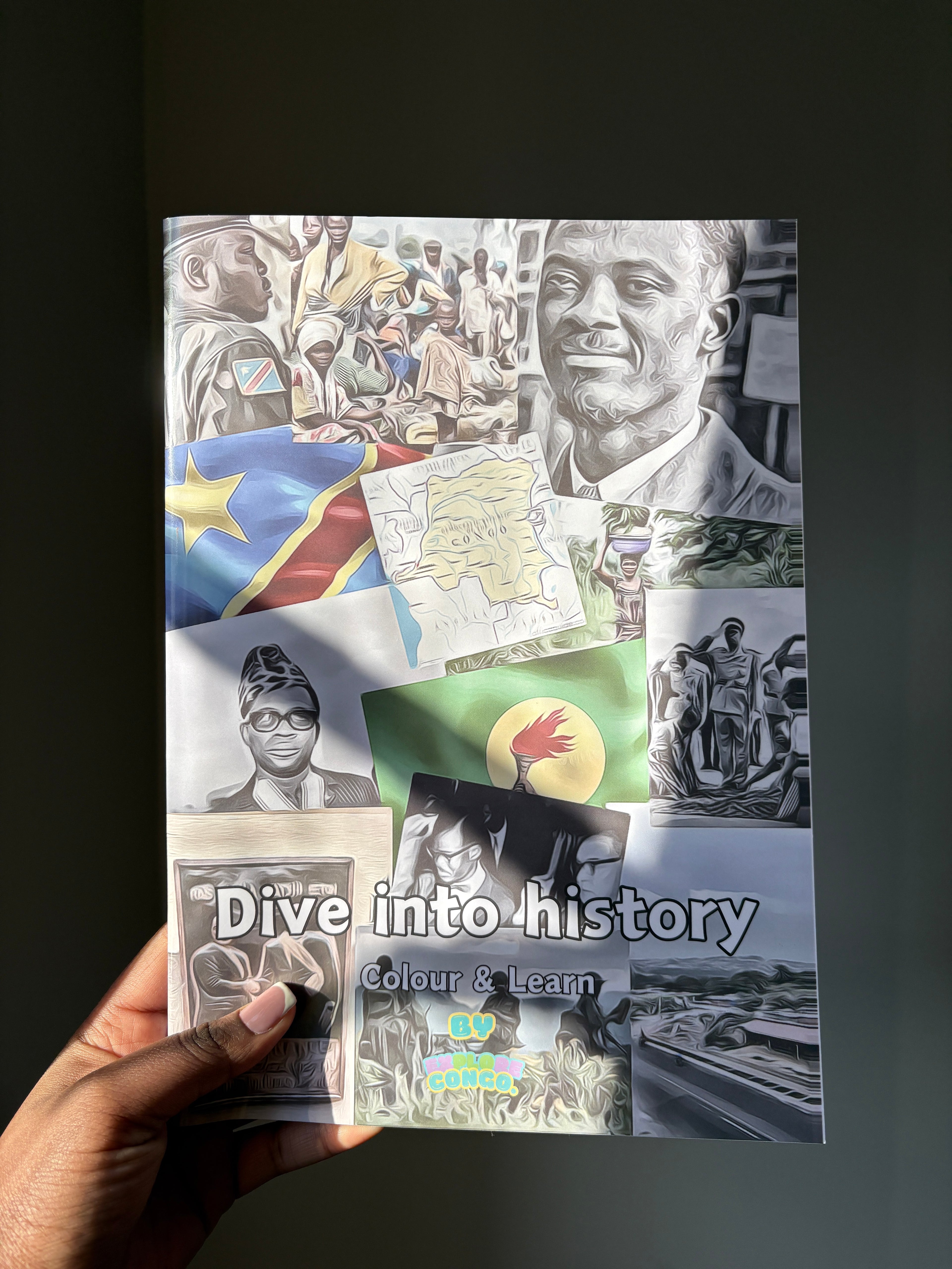 Dive into history Colouring Book