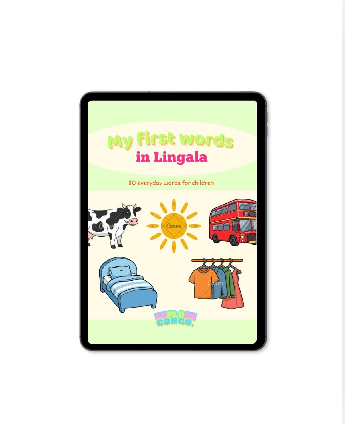 My first words in Lingala E-book